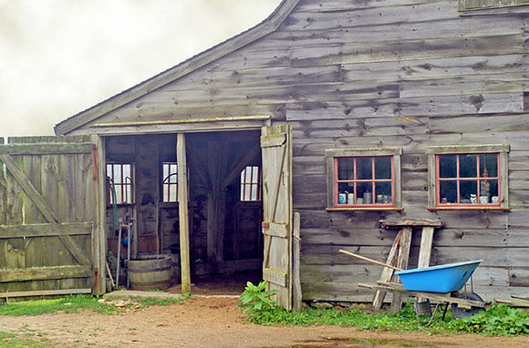 The Blue Wheelbarrow