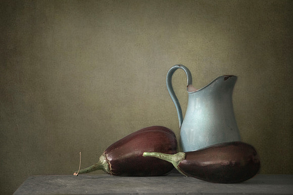 Eggplants with Pitcher
